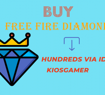 HOW TO TOP UP FREE FIRE DIAMONDS IN HUNDREDS VIA ID: USING KIOSGAMER